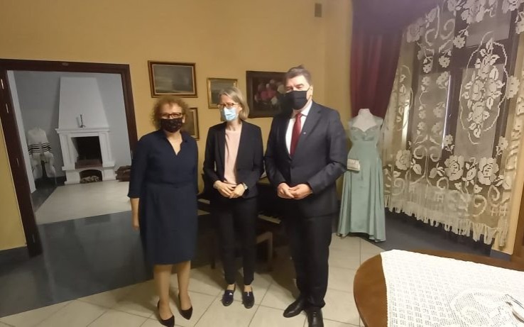 Wizyta Pani Ambasador Wielkiej Brytanii w Oświęcimiu