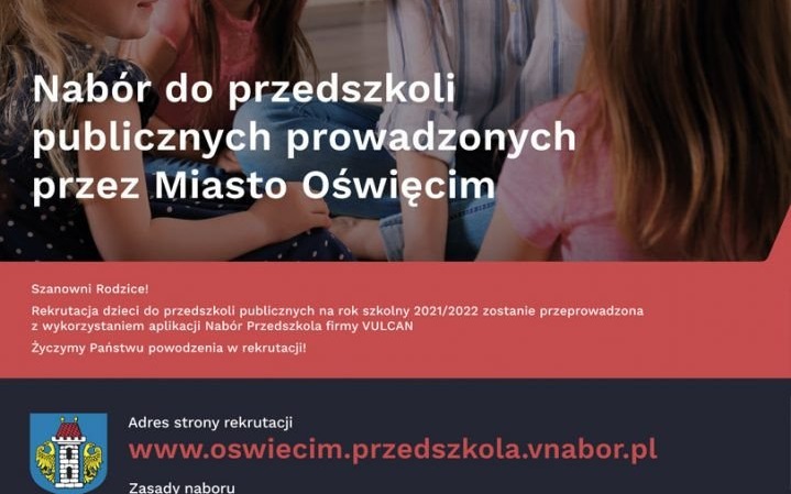 Nabór do przedszkoli publicznych w Mieście Oświęcim