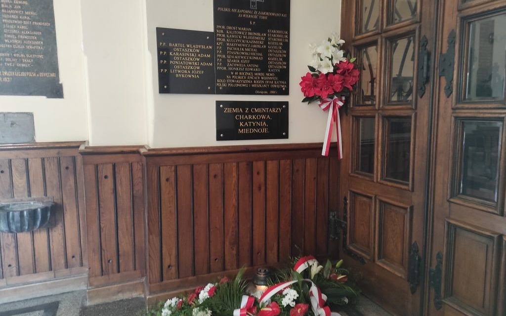 Oświęcim. 81. rocznica zbrodni na polskich jeńcach wojennych w 1940 roku w ZSRR