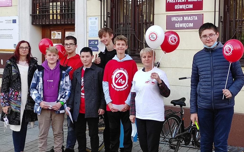 Oświęcim. Młodzież promuje trzeźwą jazdę