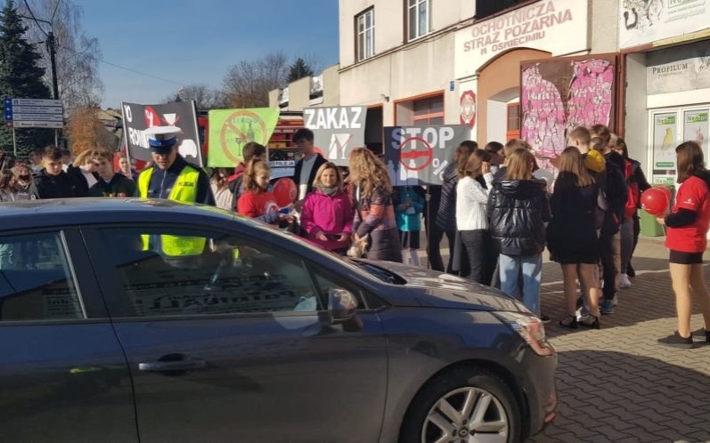 Oświęcim. Uczniowie apelowali o trzeźwość za kierownicą