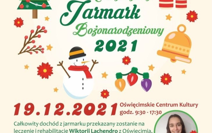 Oświęcim. Przyjdź w niedzielę do OCK na Jarmark Bożonarodzeniowy!