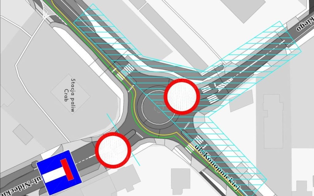 Oświęcim. Utrudnienia na ul. Nideckiego