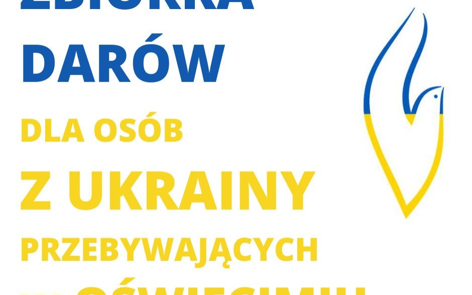 Oświęcim. Dary dla uchodźców przebywających w Oświęcimiu można przynosić do punktu MOPS