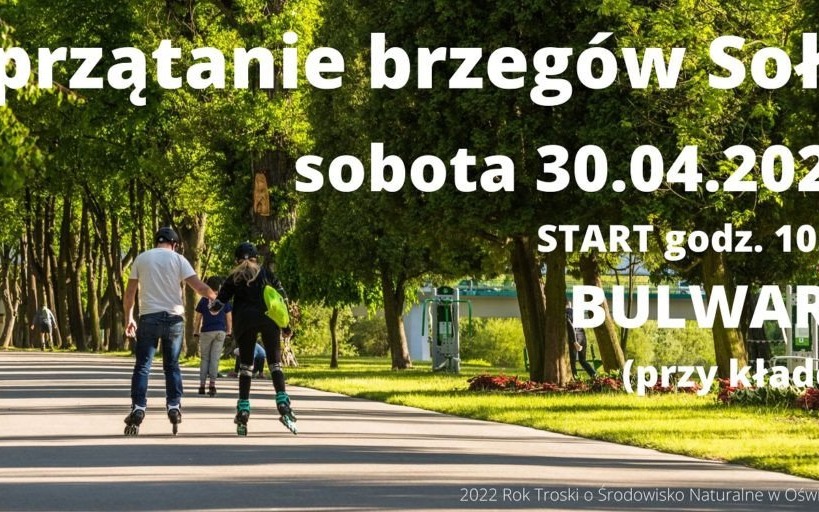 Sprzątanie brzegów Soły