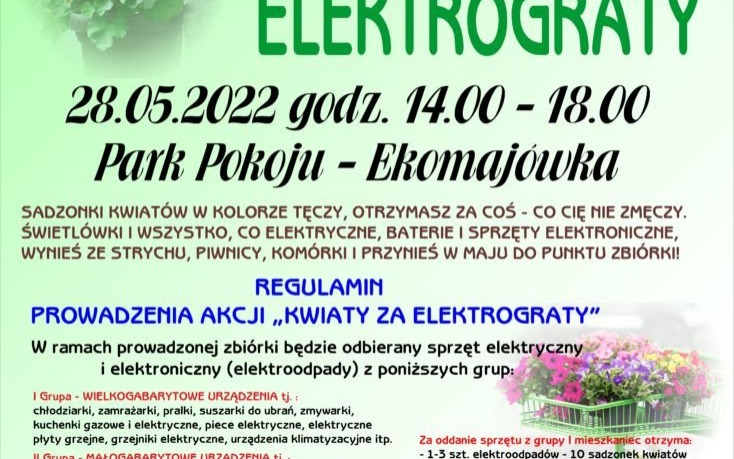 Oświęcim. Ekologiczny festyn już 28 maja. W tym roku w parku Chemików