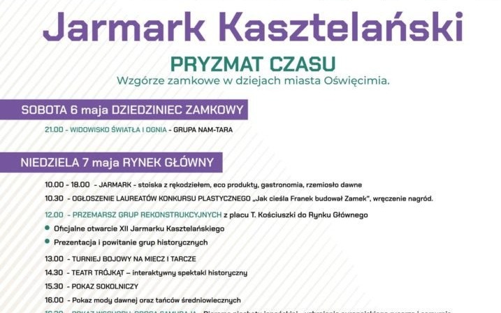Zaproszenie na XII Jarmark Kasztelański