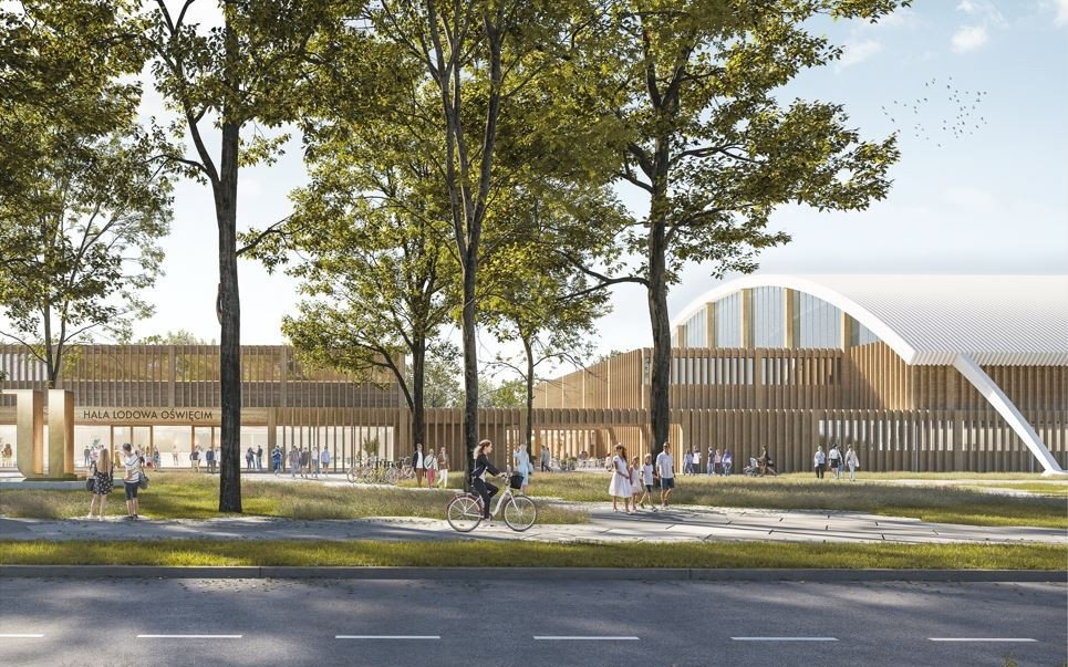 Oświęcim. Architekci z Katowic zaproponowali najlepszą koncepcję przebudowy hali lodowej