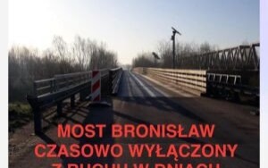 Oświęcim. Most Bronisław w remoncie