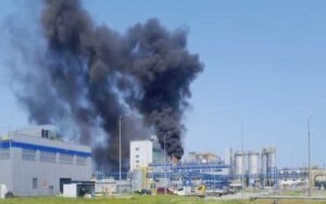 Oświęcim. Pożar na terenie jednej z firm. Nie ma zagrożenia dla mieszkańców