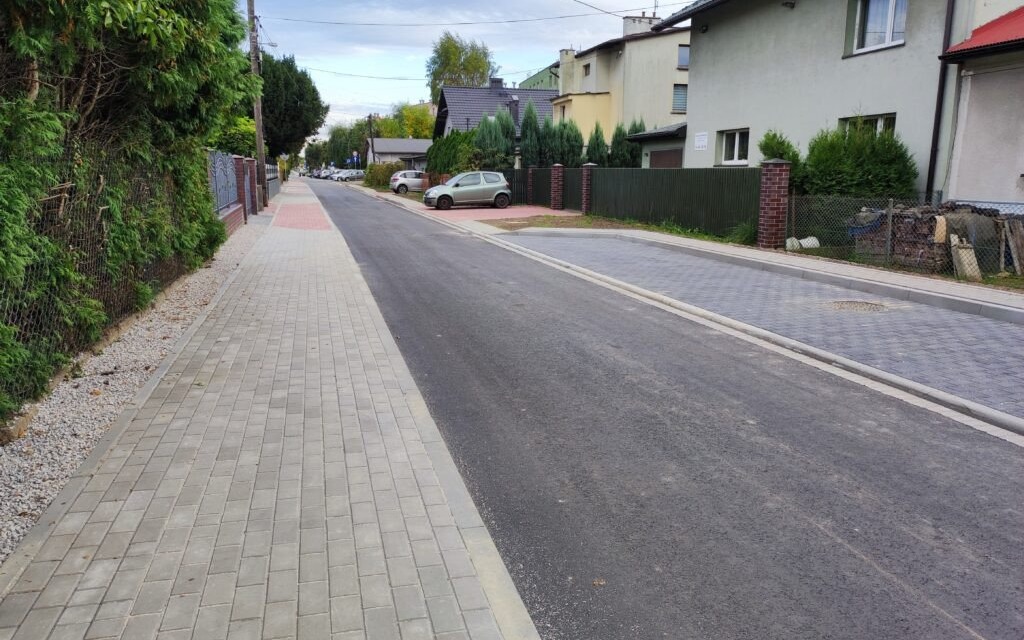 Oświęcim. Ulica Sadowa gotowa
