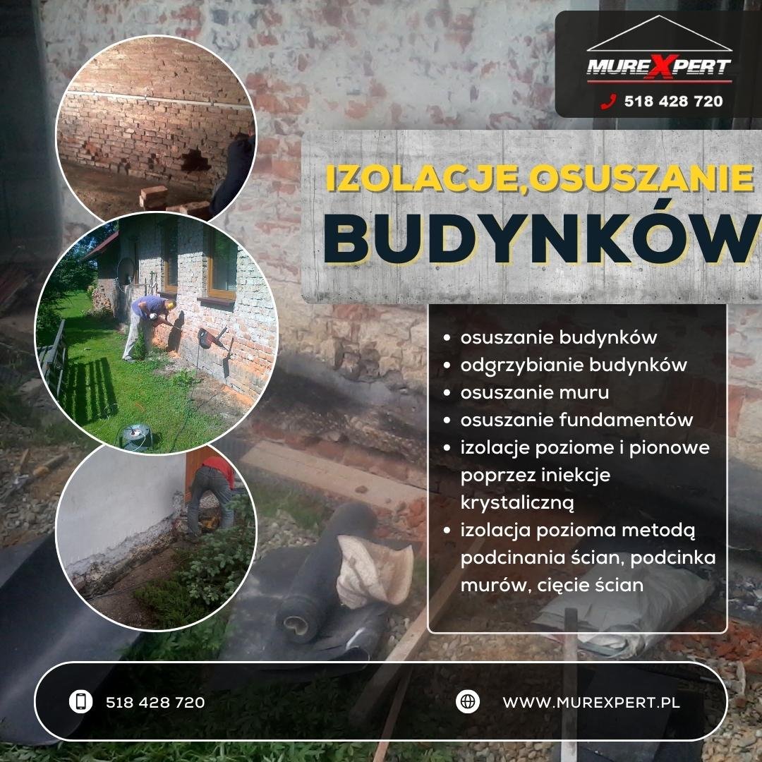 Drenaż opaskowy i odwodnienie terenu - odkopanie fundamentów, izolacje pionowe